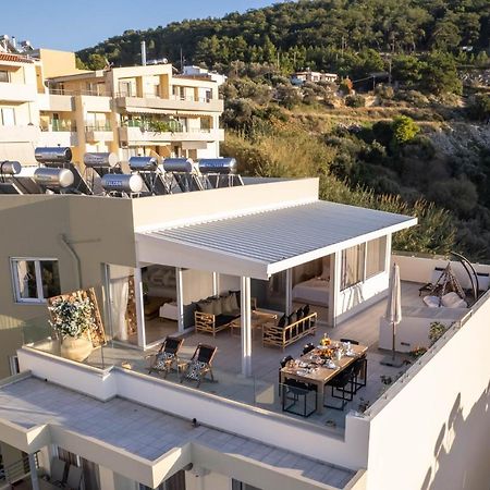 Helen Luxury Holiday House With Sea View レティムノ エクステリア 写真