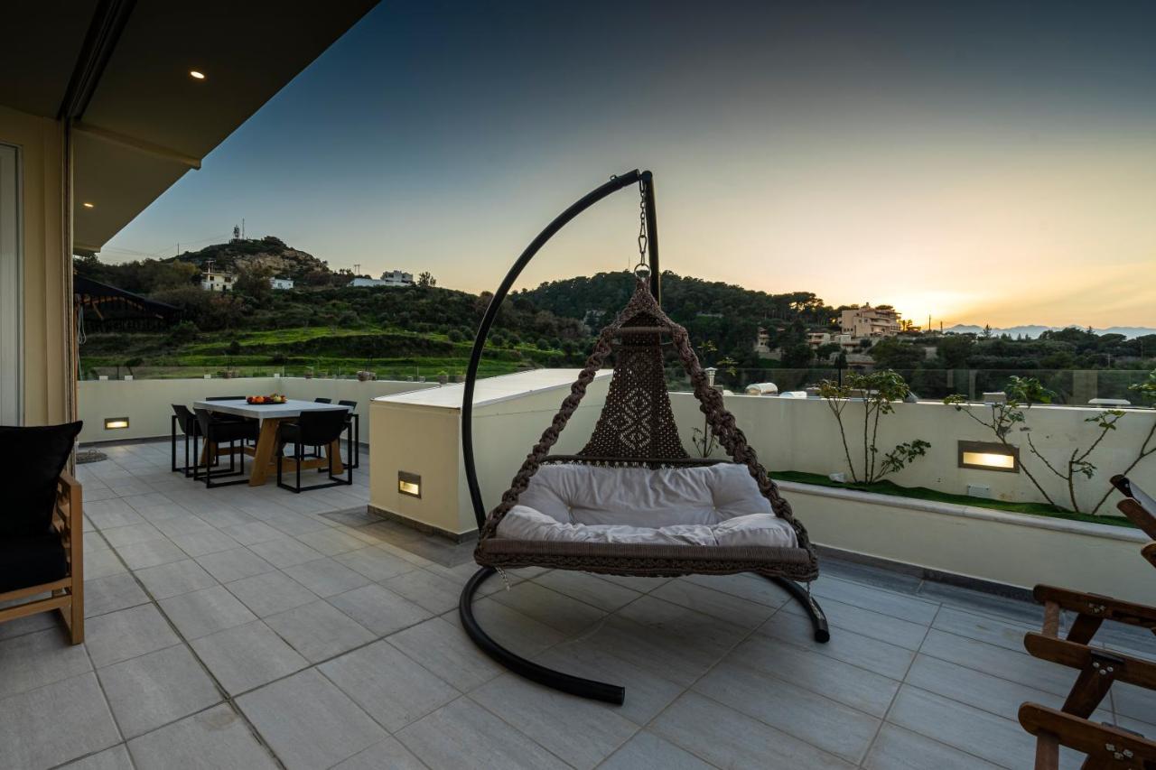 Helen Luxury Holiday House With Sea View レティムノ エクステリア 写真