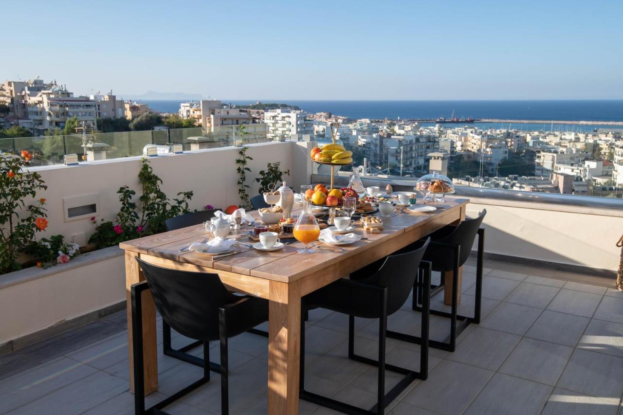 Helen Luxury Holiday House With Sea View レティムノ エクステリア 写真